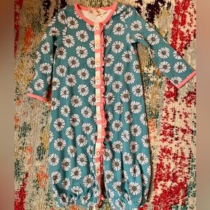 Matilda Jane Teal and Pink Floral Bodysuit